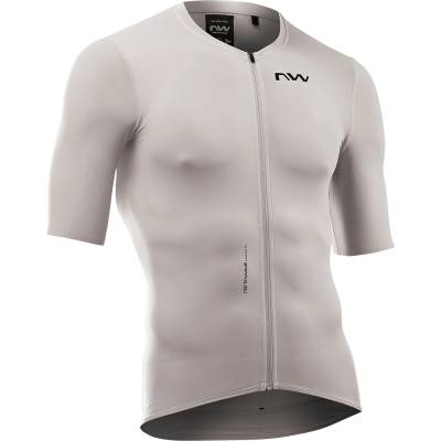 Northwave Фланелка с къс ръкав за колоездене Northwave Essence Jersey Short Sleeve Cycling jersey - Light Grey (056-3726-0214)