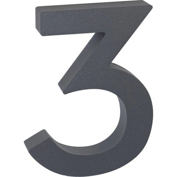 RICHTER CZECH Číslice a písmena antracit matná číslo: 3