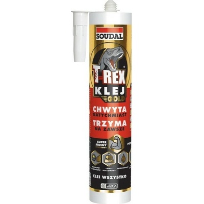Soudal T-REX Gold – extrémně silné montážní lepidlo 290 ml 5411183131354 Soudal