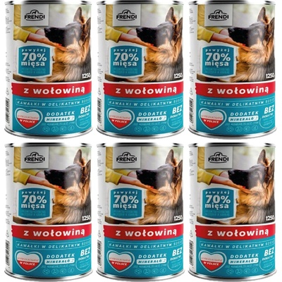 Frendi s hovězím kousky v jemné omáčce 6 x 1250 g