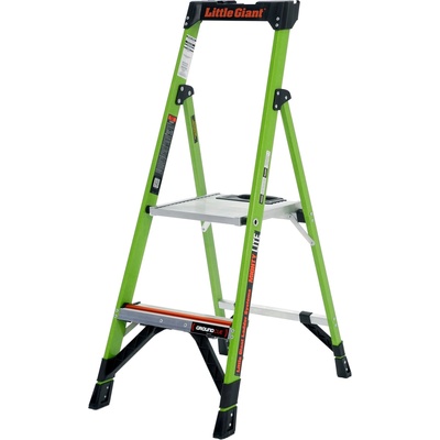 Little Giant Ladder Стълба с платформа от фибростъкло Little Giant MightyLite 2 стъпала (15364EN-001)