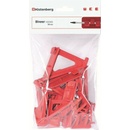 Kistenberg BINEER HOOKS Sada držiakov na montážne panely 16ks, červená KBH16