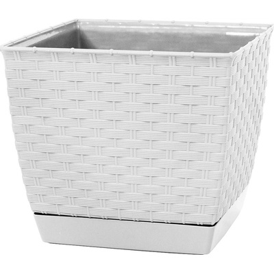 Prosperplast Ratolla Square Drlk 25,0 cm biely