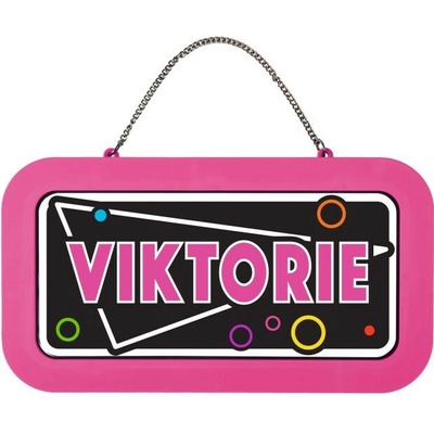 Albi Neonová cedulka se jménem - Viktorie NEO