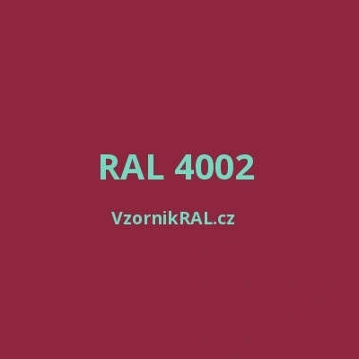 Polyuretanová litá stěrka ROKOFLOOR® PU 420 QS RAL 4002 Červenofialová 25KG set