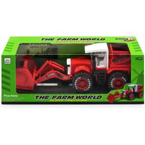  Детски трактор с челен товарач The Farm World 38035
