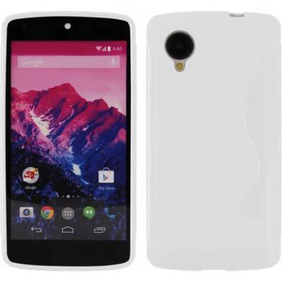 LG Силиконов калъф за LG Nexus 5 (SKLGNexus5White)