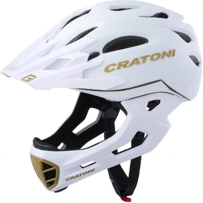 Cratoni C-Maniac white/Gold matt 2023