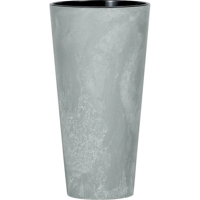 Strend Pro Kvetináč TUBUS Slim Beton 400x762 mm, vzhľad betón, vložka