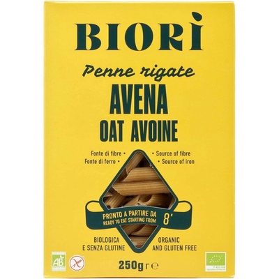 Biori bezlepkové cestoviny Penne Rigate ovos 250 g