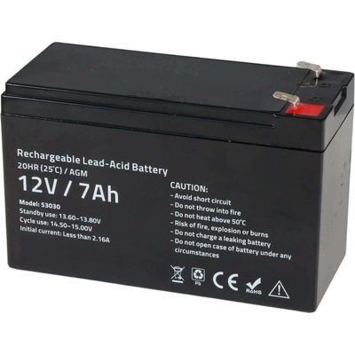 Fencee Gelová 12V baterie 7Ah pro zdroje fencee solar DUO
