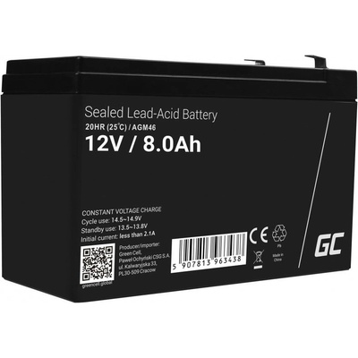 Green Cell 12V 8Ah AGM46