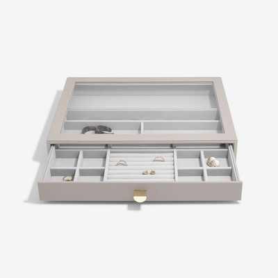 Stackers box na šperky Taupe Supersize