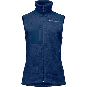 Norrøna Дамски поларен елек Norrøna Women's Trollveggen Warm3 Vest Fleece vest - Indigo Night - размер XL (132-1548-0115)