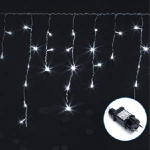 Aigostar -LED Външна декоративна гирлянда 300xLED/6W/230V 15x0, 6m IP44 студено бяла (AI1888)
