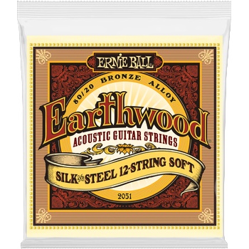 Ernie Ball 2051 Earthwood Silk & Steel 12 Струни за акустична китара (P02051)