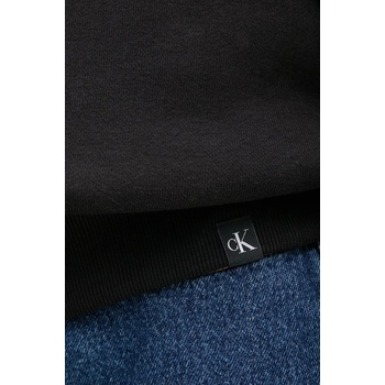 Calvin Klein Суичър Calvin Klein Jeans в черно с изчистен дизайн J20J224656 (J20J224656)