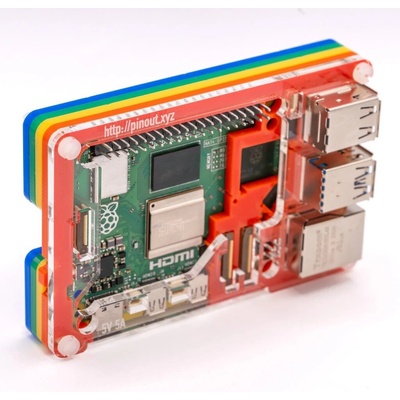 Pimoroni Pibow Coupe 5 for Raspberry Pi 5 – Rainbow