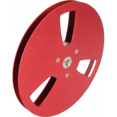 NAB ADAPTÉR PRO CÍVKOVÝ MAGNETOFON 1/4" 7" 3 OTVORY - ČERVENÝ – Hledejceny.cz