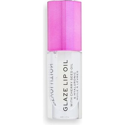 Revolution Beauty Glaze Lip Oil Lust Clear Продукт за устни 4, 6gr