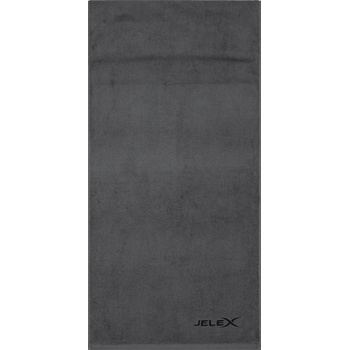 JELEX Хавлиена кърпа JELEX 100FIT Fitness Towel with Zipped Pocket dark grey