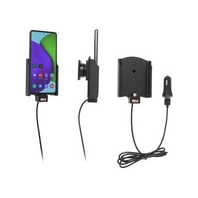 Brodit držák do auta na Samsung Galaxy A52/A52s bez pouzdra, s nabíjením z cig. zapalovače/USB 721256