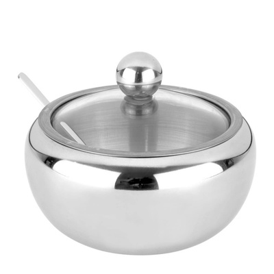 Horecano - Иноксова захарница с капаче ф12xh10см SYDNEY-(HC-931269) (243031) (01931269)