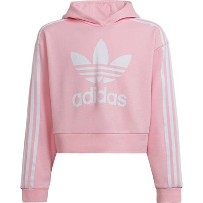 Adidas Originals Adicolor Cropped Hoodie Pink - 158