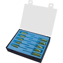 Karnasch 114968 | Sada frézok 10 a 12,0 mm, stopka 6 mm - 10 ks špeciálne univerzálne ozubenie HP-3 PLUS povlakované