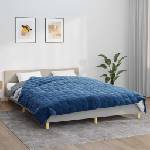 Pure Line Home Тежко одеяло синьо 200x200 см 9 кг