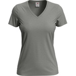 Stedman classic-t v-neck st2700 / Дамска тениска с v-образно деколте - сив меланж l (st2700gyhl)