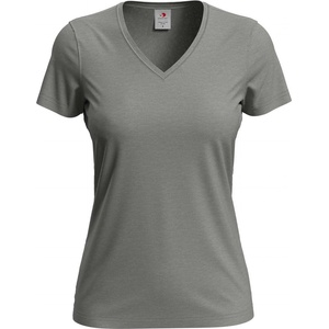 Stedman classic-t v-neck st2700 / Дамска тениска с v-образно деколте - сив меланж l (st2700gyhl)
