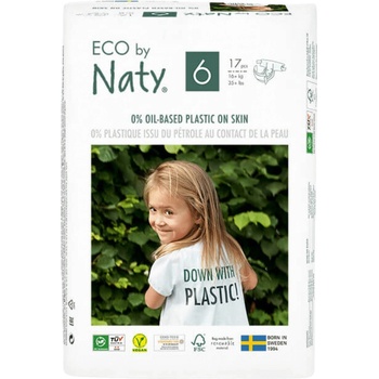 Naty NATURE BABYCARE 6 JUNIOR 16+ kg 17 ks