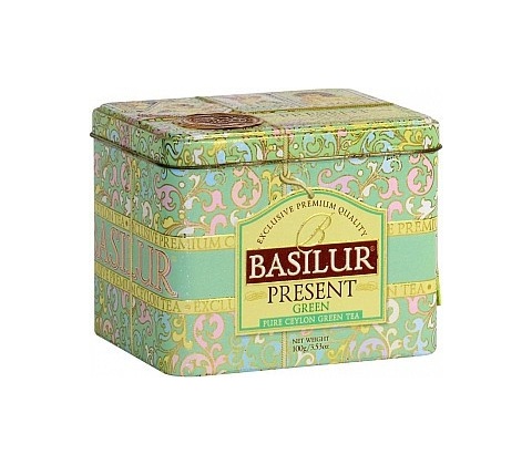 Basilur Present green plech 100 g