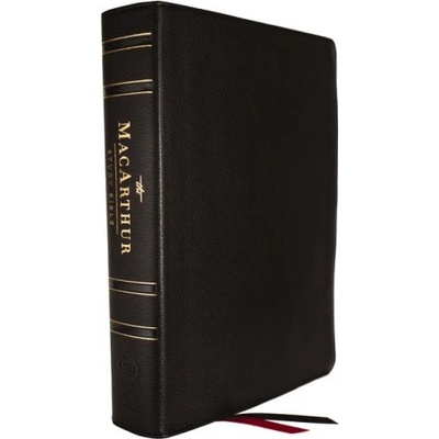 MacArthur Study Bible 2nd Edition: Unleashing God's Truth One Verse at a Time (Lsb, Black Genuine Leather, Comfort Print, Thumb Indexed) | MACARTHUR JOHN F
