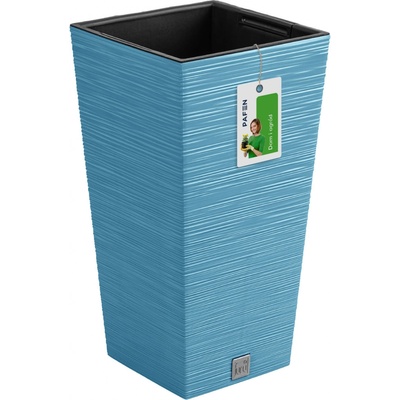 Prosperplast Květináč FURU SQUARE 26,5 cm skandinávský modrý
