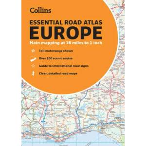 Collins Essential Road Atlas Europe (ISBN: 9780008403966)