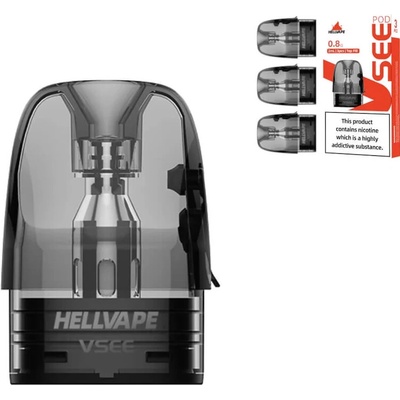 Hellvape VSEE Pod Cartridge 2ml 0.6ohm 3 ks