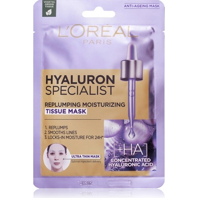 L'Oréal Hyaluron Specialist plátenná maska 30 g