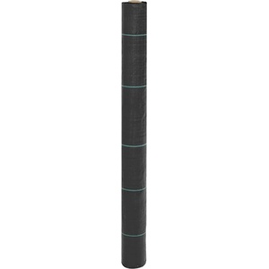 vidaXL Мембрана против плевели, черна, 1x200 м, PP (4005184)