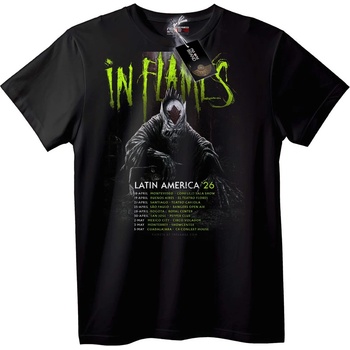 NOONEBRAND Тениска In Flames Турне Латинска Америка '26 - 6XL, Black
