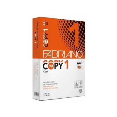 Fabriano Копирна хартия Fabriano Copy 1, A4, 297 x 210 мм, 112 m, Гладка, 90 g/m2, 500 листа, 1505100367