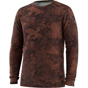 Smartwool Мъжко мериносово термобельо Smartwool Classic All-Season Merino Base Layer L/S Boxed Merino base layer - Sable Brown Mountain - размер XXL (015-1633-0815)