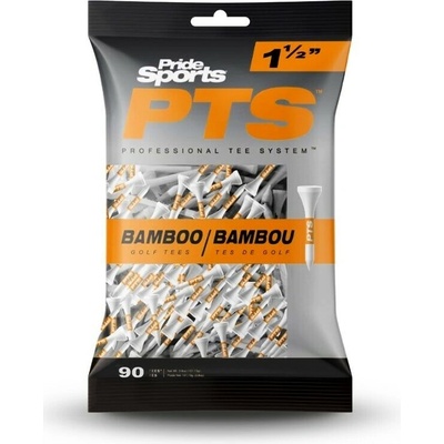 Pride Tee Professional Tee System (PTS) Bamboo 38 mm oranžová 90 ks