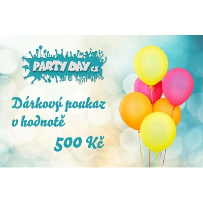 Dárkový poukaz v hodnotě 500 Kč