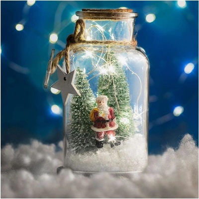 Family LED Vánoční dekorace 10xLED 2xAA Santa Claus LC3556