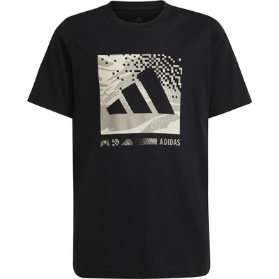 adidas Camo Logo Tee čierna