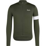 Rapha Мъжка фланелка с дълъг ръкав за колоездене Rapha Core Thermal Long Sleeve Jersey Cycling jersey - Deep Depths / White Alyssum (056-3830-0212)