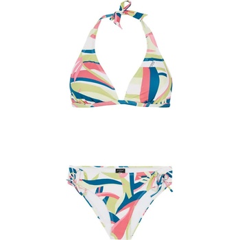 Protest Ash Halter bikini - Multicolor (Canvas Off White)