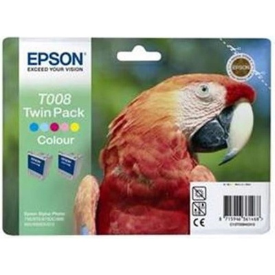 Epson T008 Colour TwinPack - originálny